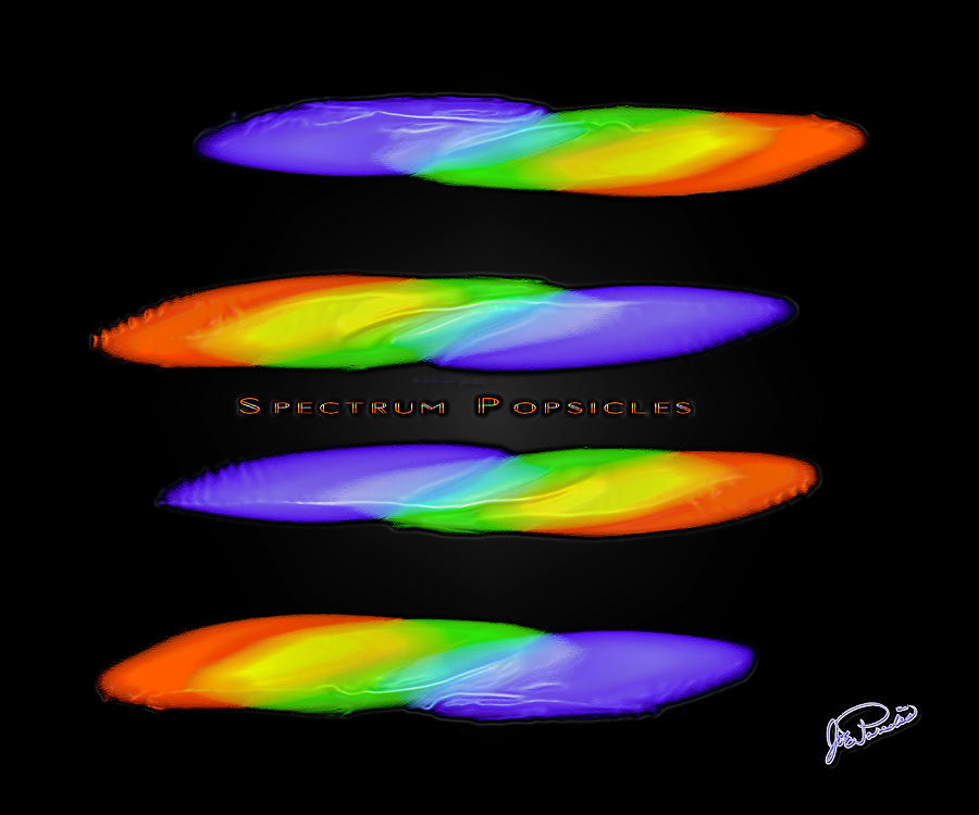 Spectrum Popsicles Digital Art by Joe Paradis
