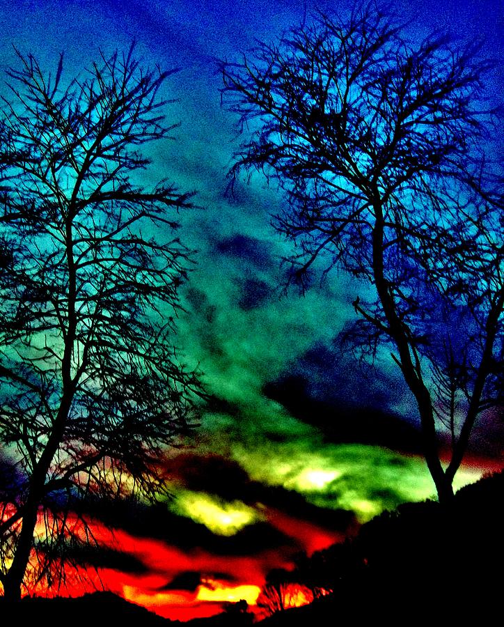 Spectrum Sky Photograph by Hominy Valley Photography