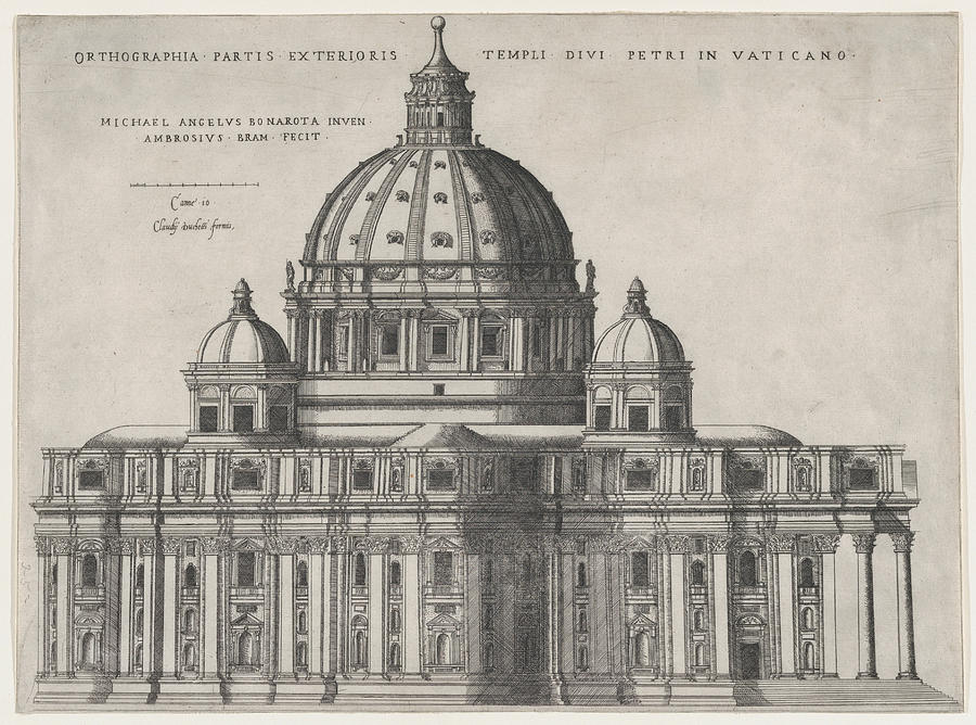 Speculum Romanae Magnificentiae St Drawing by Giovanni Ambrogio ...