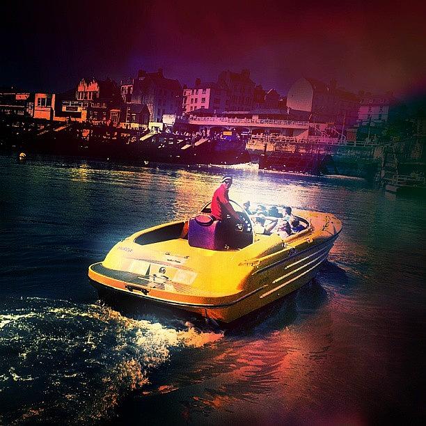 Love Photograph - Speed Boat In Bridlington England by Chris Drake