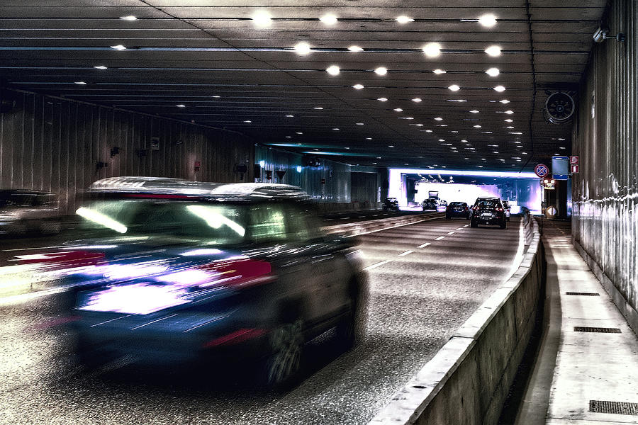 Speed in the tunnel Photograph by Roberto Pagani
