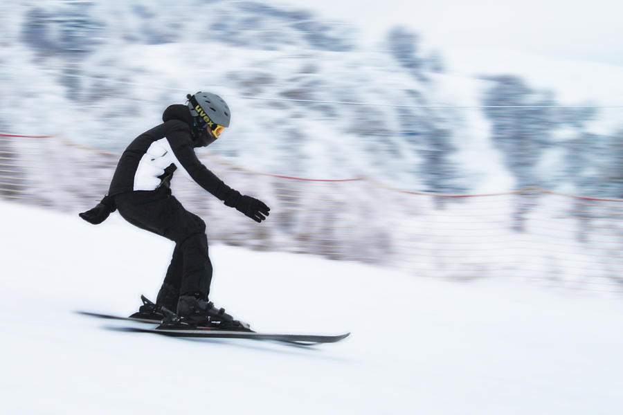Speed on snow Photograph by Vlad Baciu
