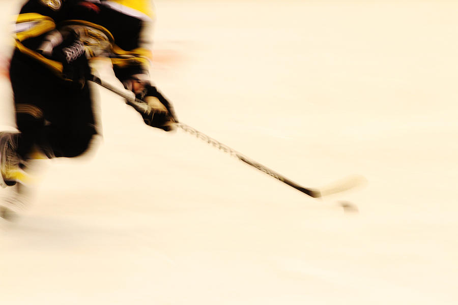 Hockey Photograph - Speed On The Ice by Karol Livote