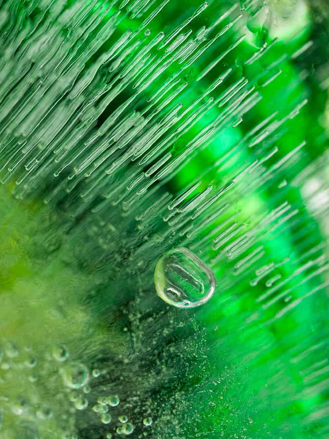Abstract Photograph - Emerald Speed by Shannon Workman