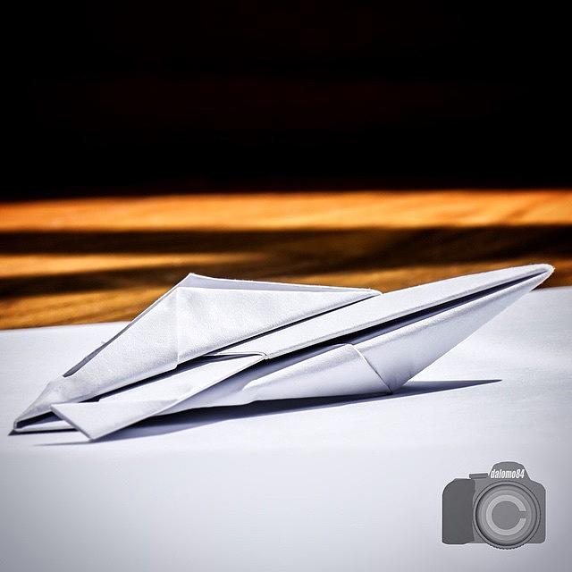Speedboat Of Paper Photograph by David Lopez