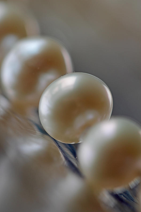 Jewelry Photograph - Sphere of Pearls by Melanie Melograne