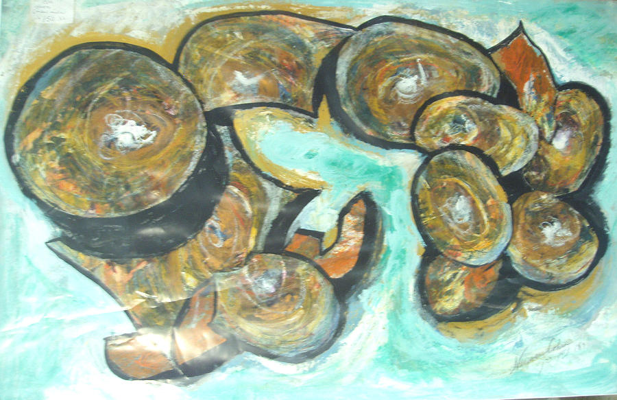 Spheres and Kabbalah Painting by Esther Newman-Cohen