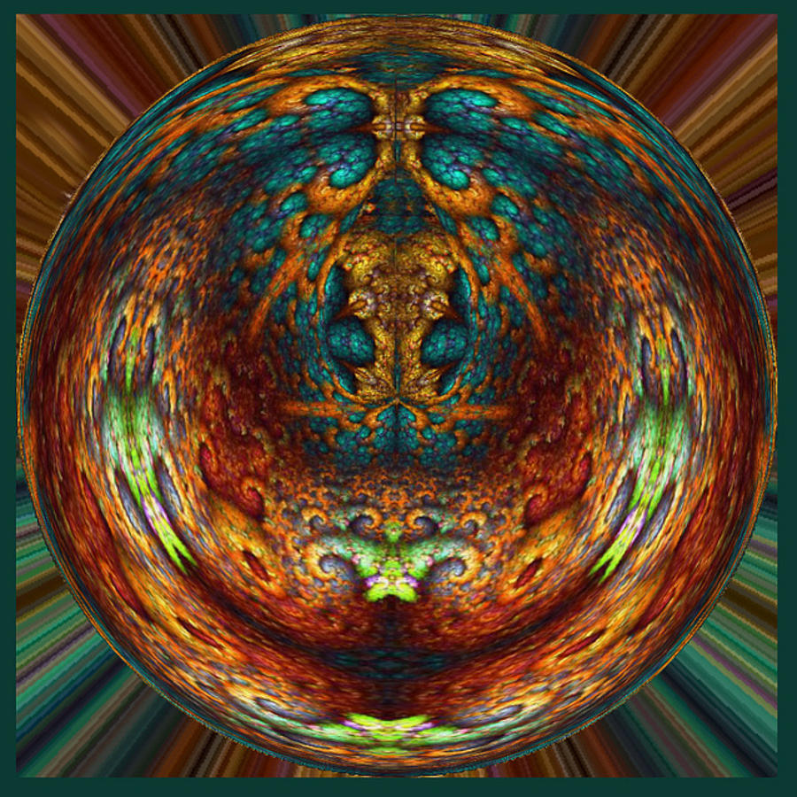 Spherical Art No 3 Digital Art by Charmaine Zoe