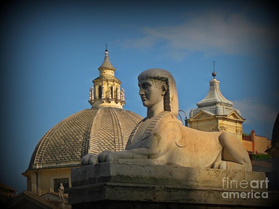 Sphinx Room Rome Sphinx in Rome Photograph by John Malone - Fine Art America