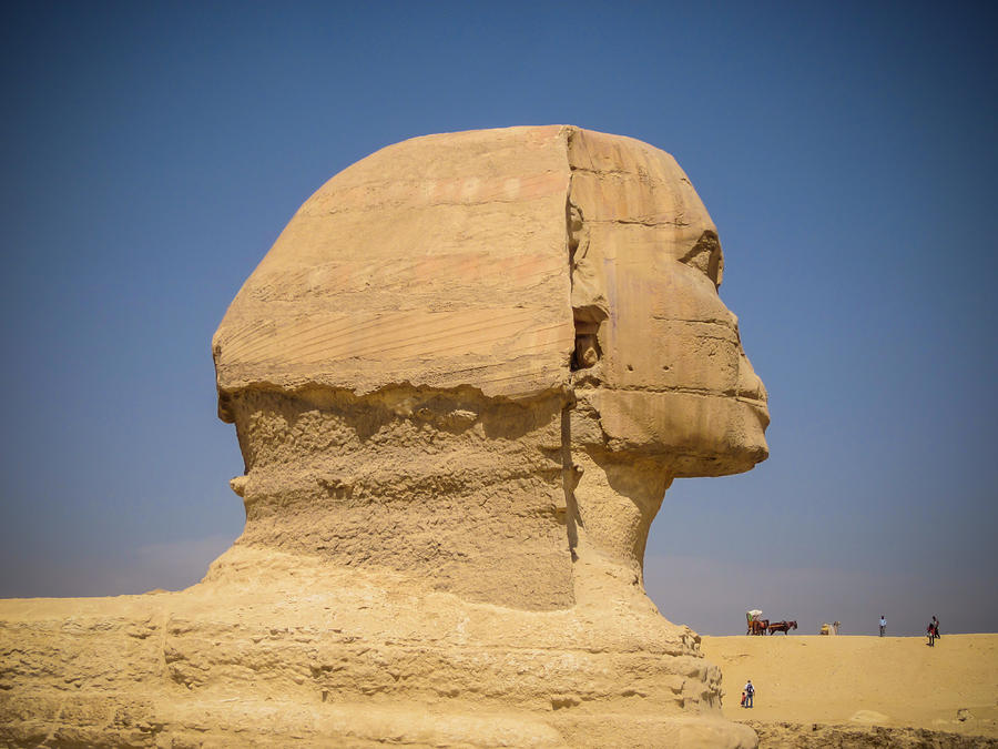 Sphinx Profile Photograph by Anthony Doudt