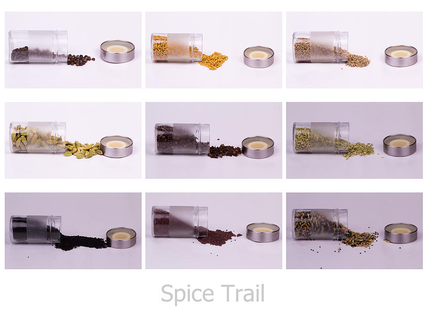 Collage Photograph - Spice Trail by SAURAVphoto Online Store Collage Photograph - Spice Trail by SAURAVphoto Online Store