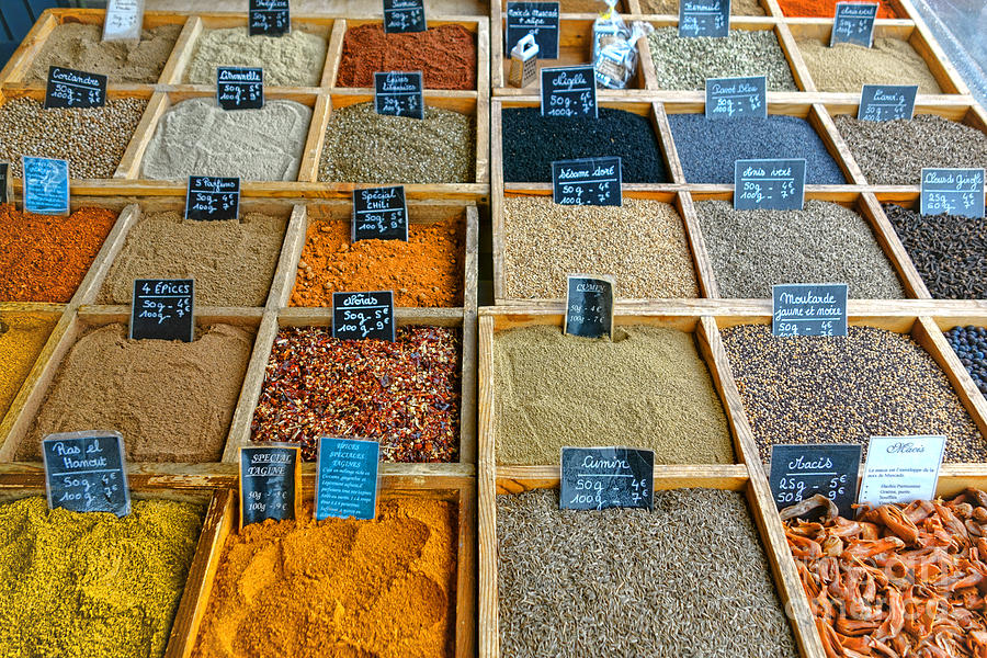 Spices and Herbs Photograph by Olivier Le Queinec