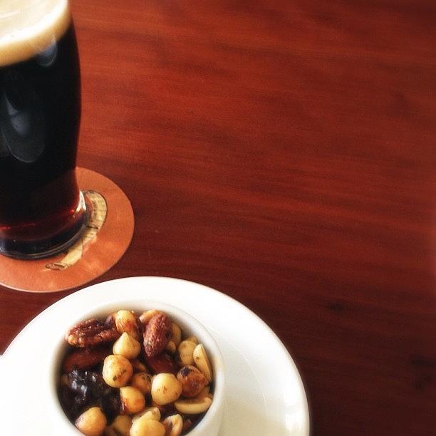 Spicy Nuts And @msjernigans Beer Photograph by Shana Ray