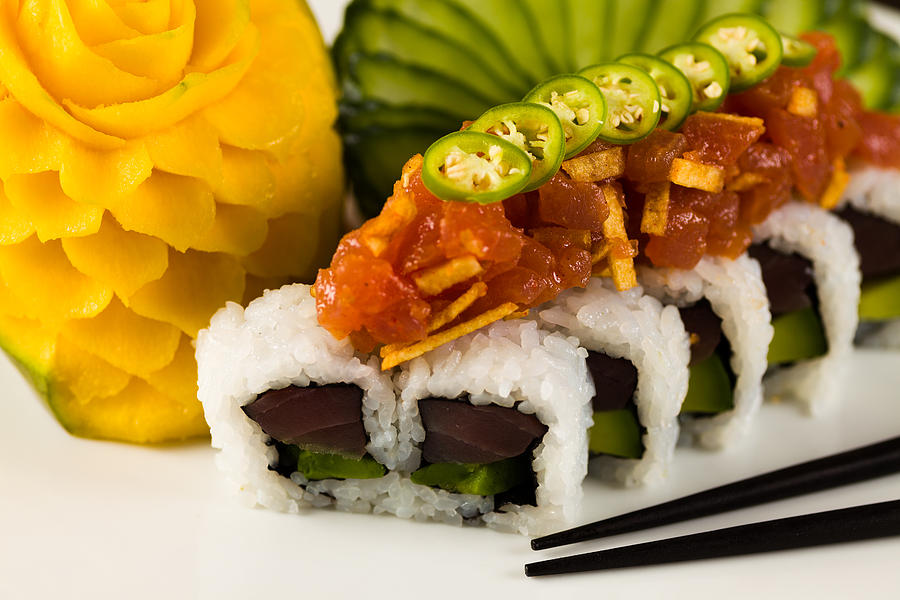Spicy Tuna Roll Photograph by Raul Rodriguez