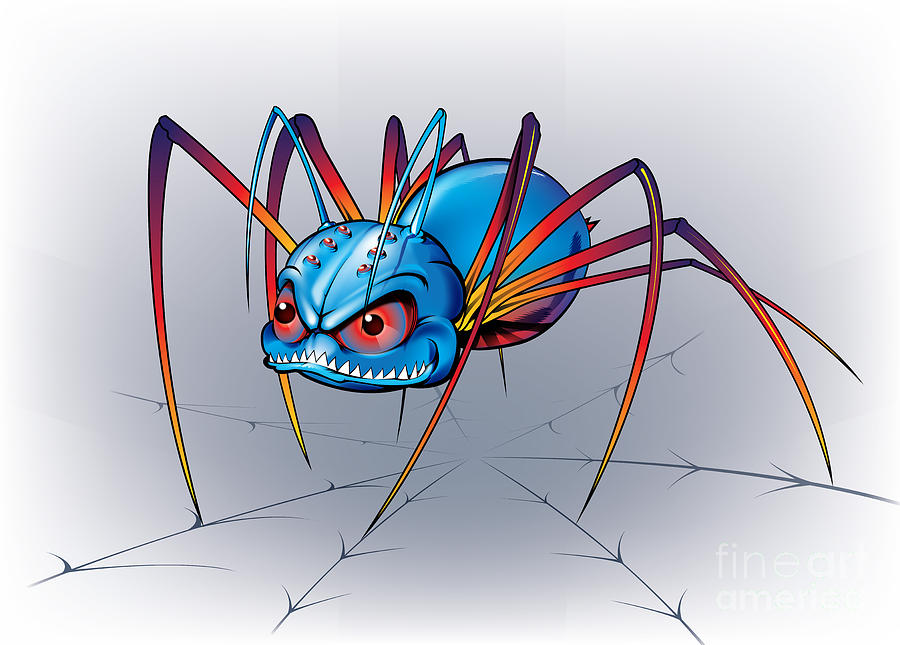 Spider Digital Art by Brian Gibbs