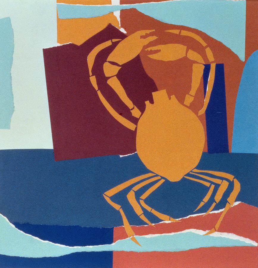 Abstract Painting - Spider Crab by John Wallington