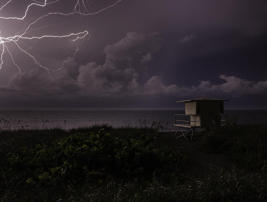 Spider Lightning Photograph by Christopher Perez