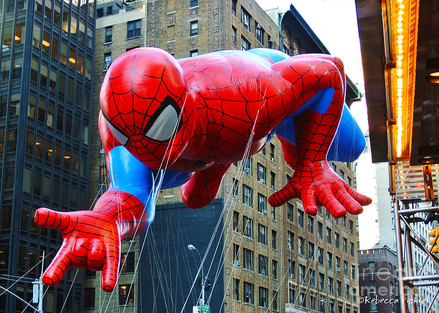 Spider Man In The City Photograph by Rebecca Pickrel - Fine Art America