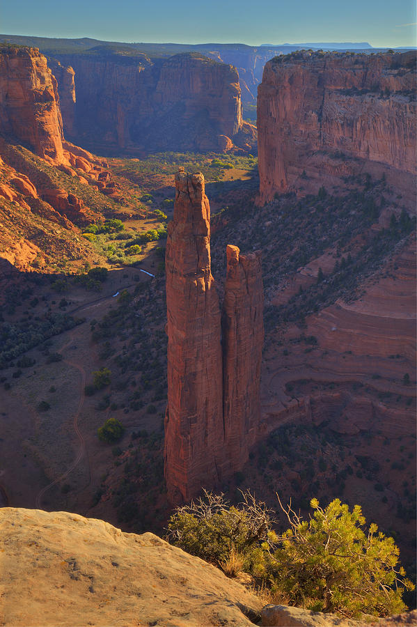 Desert Photograph - Spider Rock by Alan Vance Ley