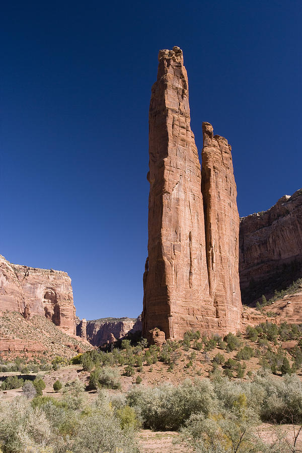 Spider Rock Canyon De Chelly Photograph by Tom Vezo