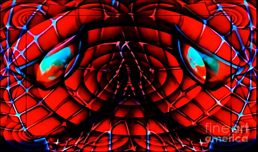 Spiderman Abstract Digital Art