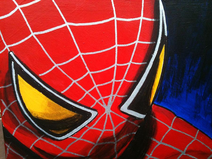 Spidey Painting by Charlie Mumah - Pixels