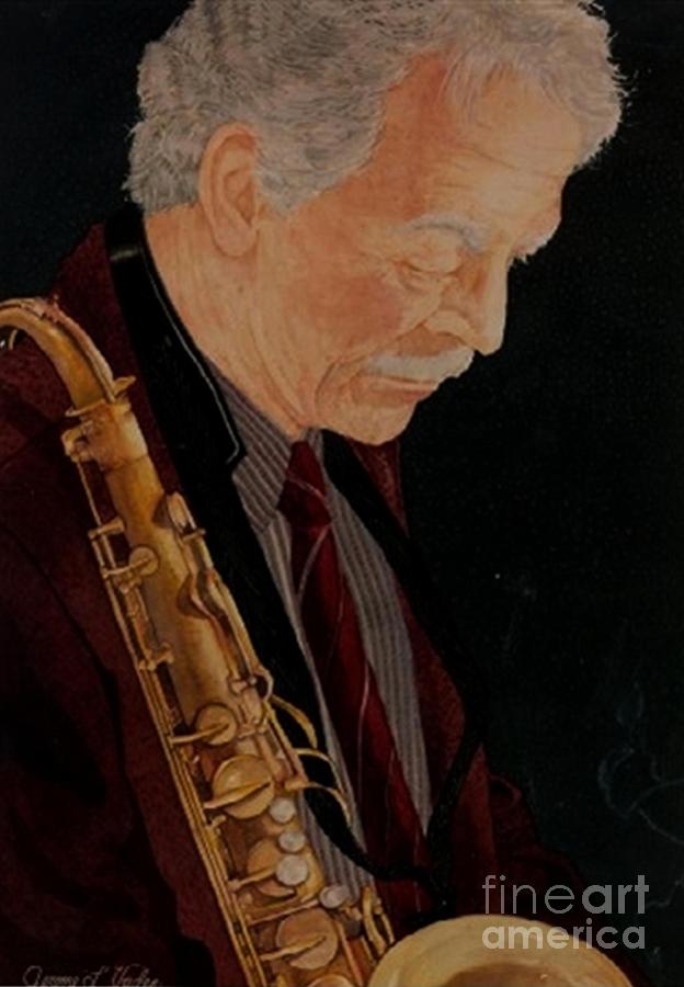 Music Painting - Spike Robinson by JL Vaden