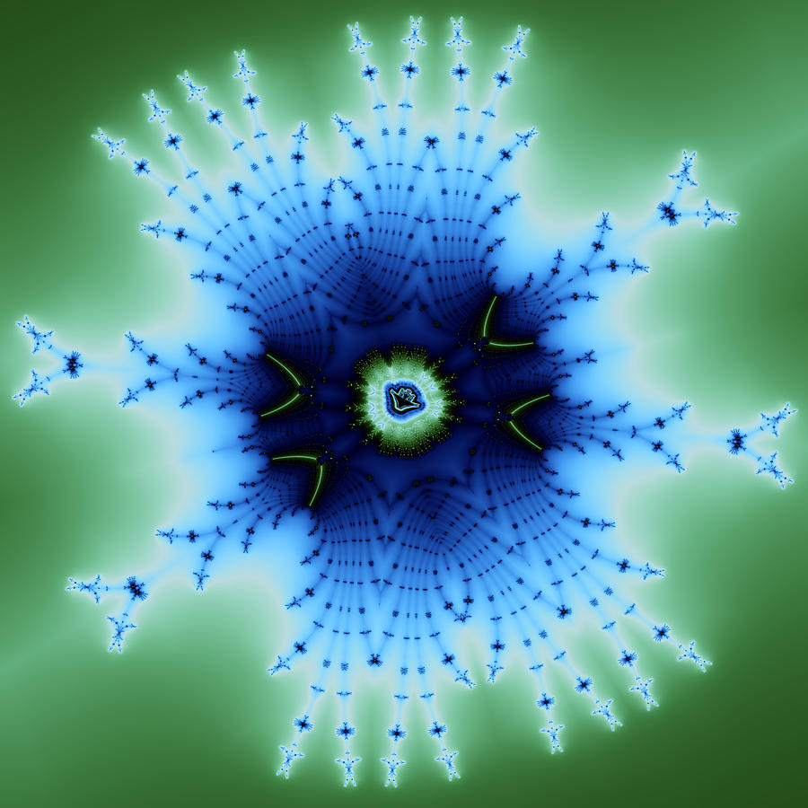 Mandel Fish Spiky Mandelfish Digital Art by Mark Eggleston - Fine Art America