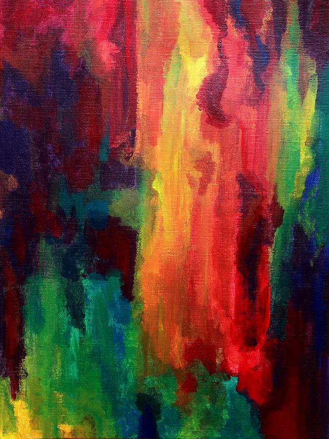 Spilling Rainbows Painting by Elizabeth Sullivan