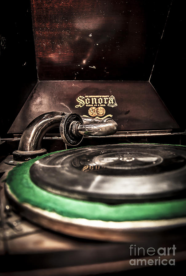 Music Photograph - Spin that Record by Darcy Michaelchuk