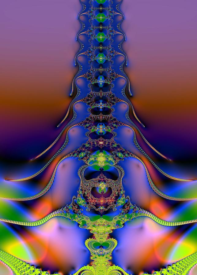 Spine Digital Art by Dragica  Micki Fortuna