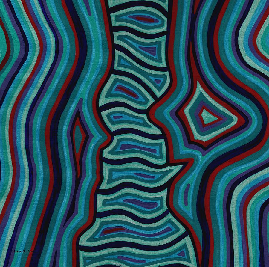 Spine Talk Painting by Barbara St Jean