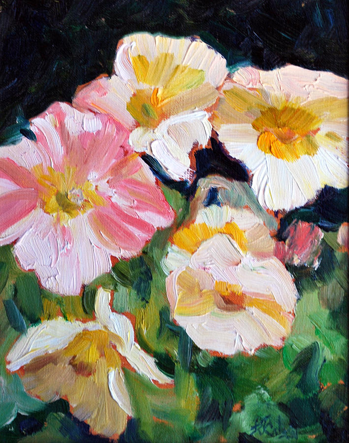 Spingtime Poppies Painting by Billie Colson