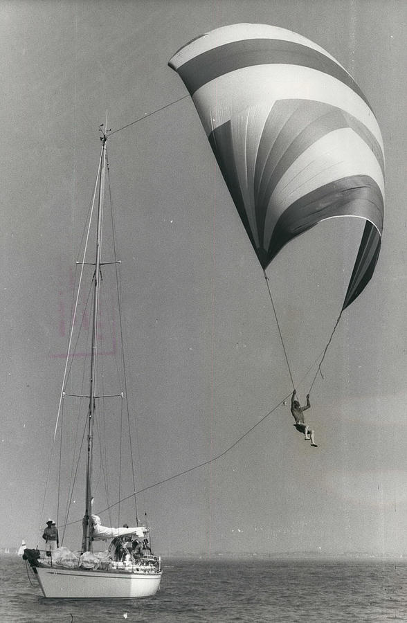 Spinnaker Flying at Cowes Photograph by Retro Images Archive