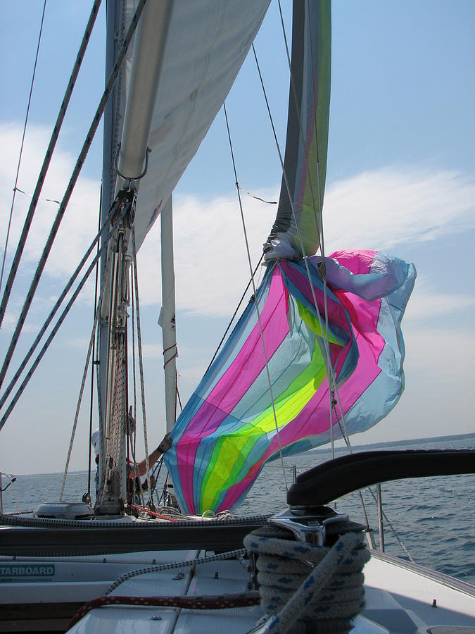 Rope Photograph - Spinnaker by Sue  Thomson
