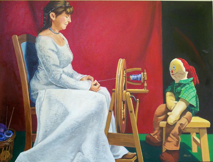 Spinning Painting - Spinning Enchantment by George Palovich Spinning Painting - Spinning Enchantment by George Palovich