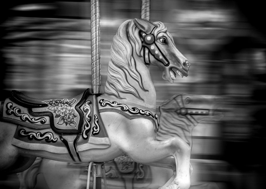 Spinning Horses Photograph by Ricky Barnard