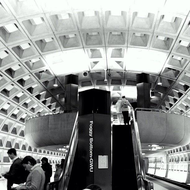 Architecture Photograph - Spinning #underground #subway by Audrey Park