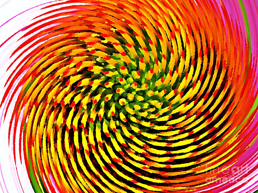 Nature Photograph - Spinning Watercolor  by Chris Berry