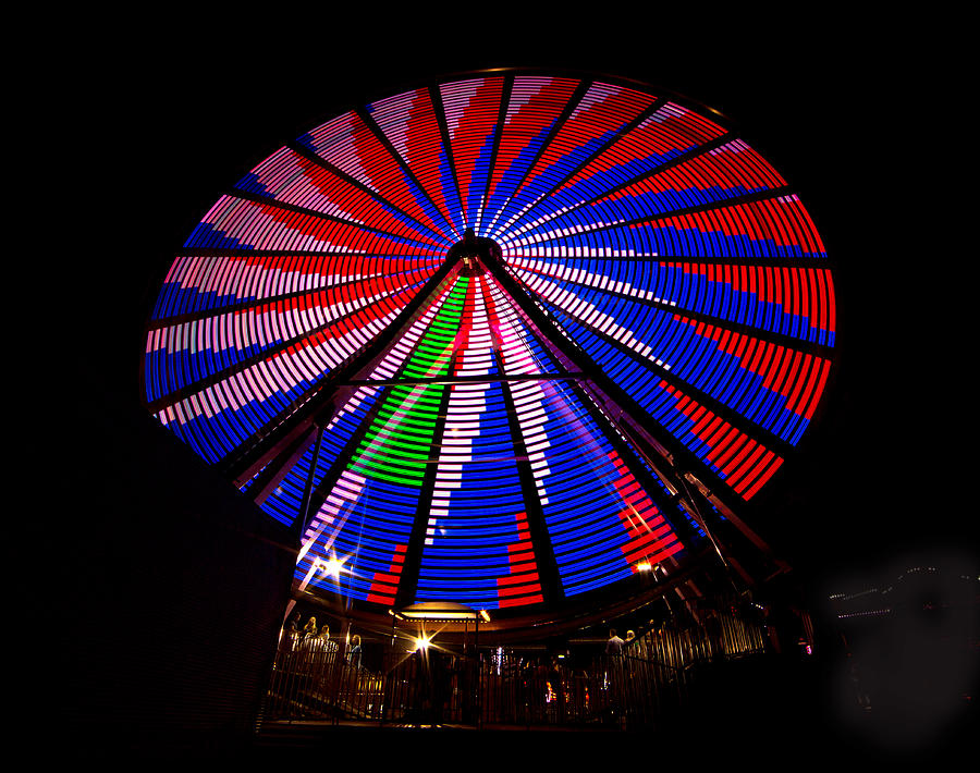 Spinning Wheel - Multicolor Photograph by Jack Nevitt