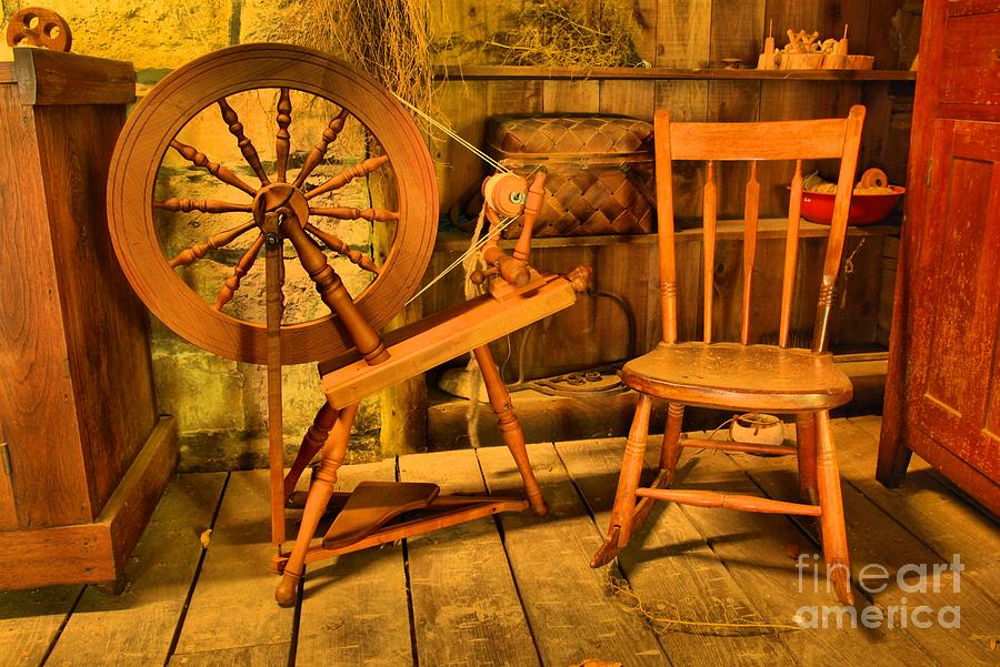 Spinning Wheel Photograph by Adam Jewell