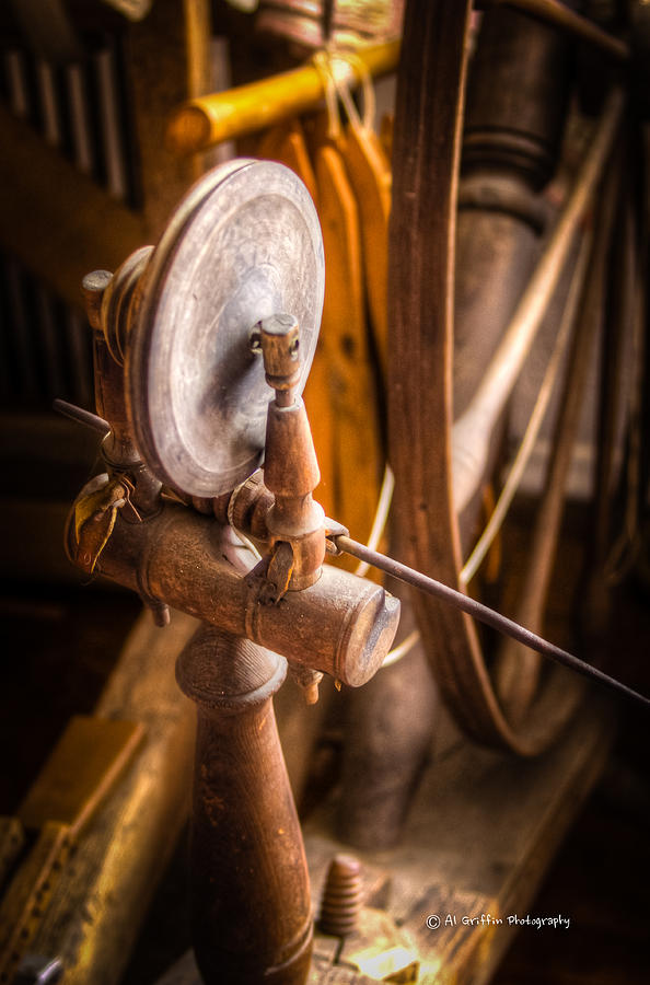 Spinning Wheel Detail Photograph by Al Griffin