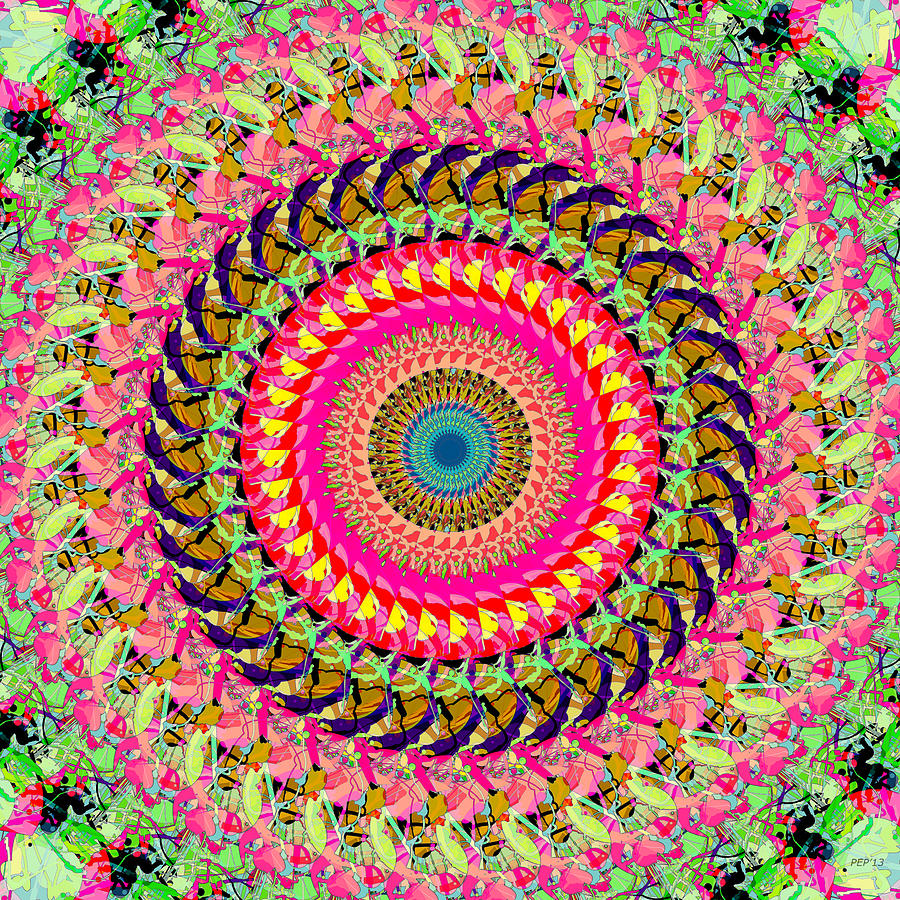 Spinning Wheel Of Symmetry Digital Art By Phil Perkins Fine Art America