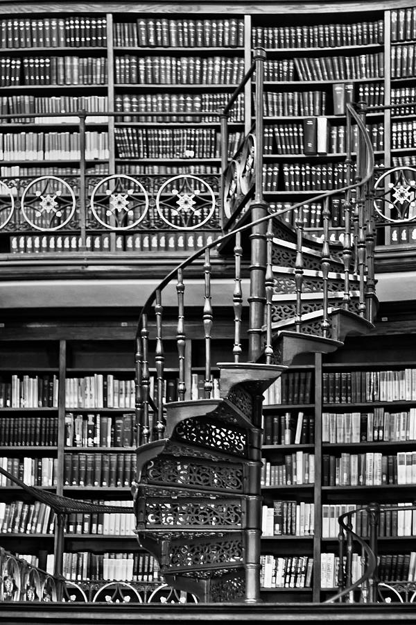 Spiral Bookcase Photograph by Georgia Clare