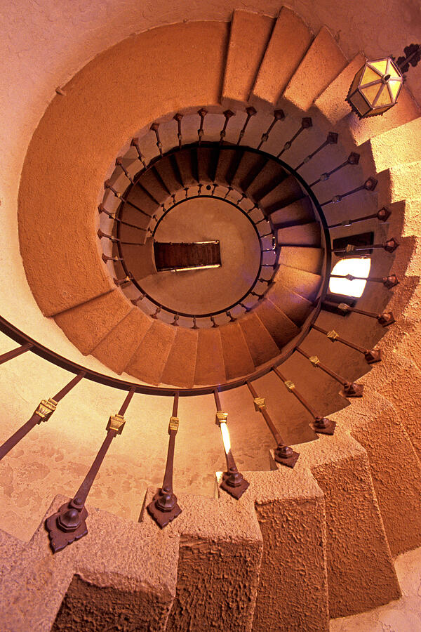 Spiral Castle Stairs Photograph by Paul W Faust -  Impressions of Light