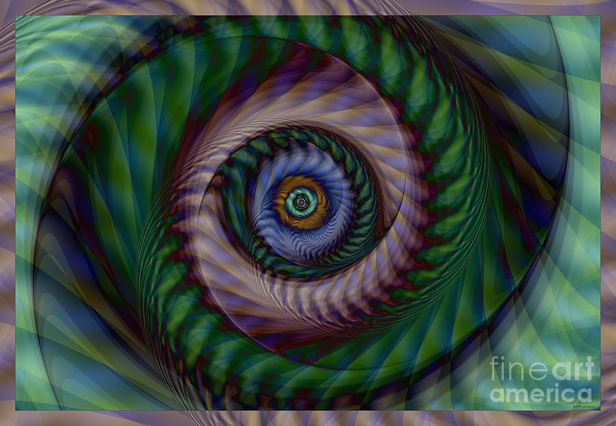 Spiral Eye  Digital Art by Elizabeth McTaggart