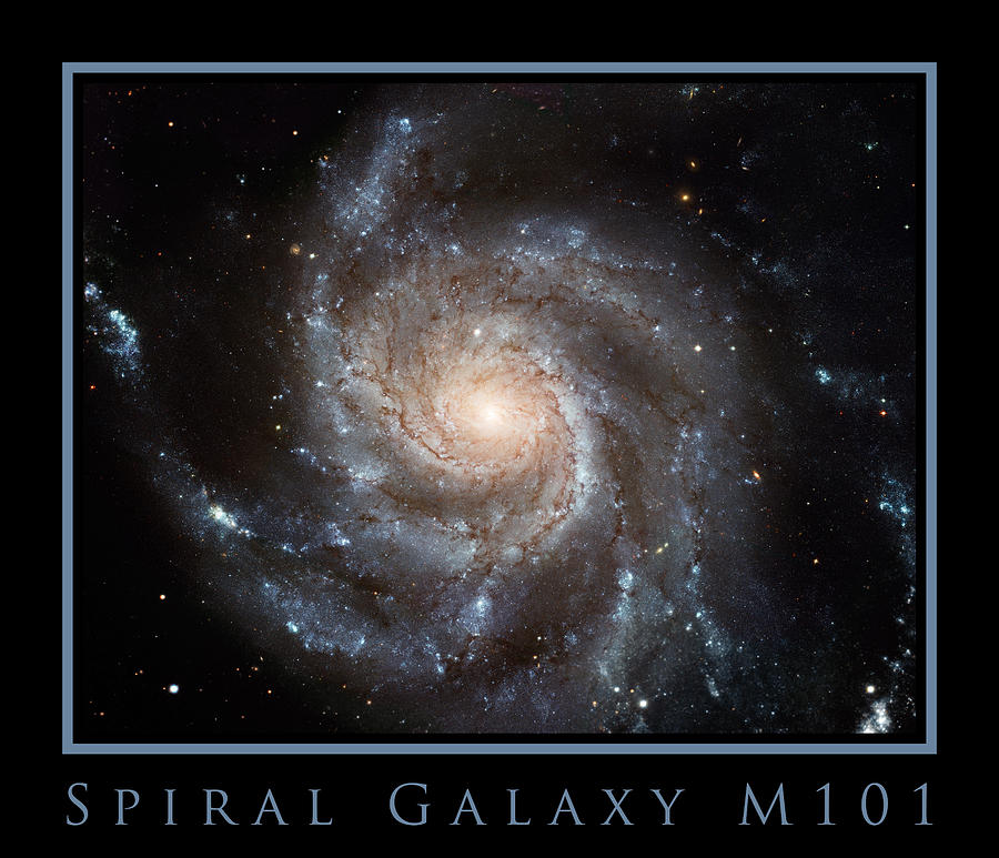 Spiral Galaxy M101 Photograph by Adam Mateo Fierro