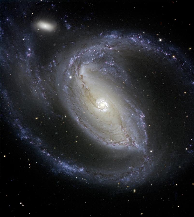 Spiral Galaxy Ngc 1097 Photograph By European Southern Observatory