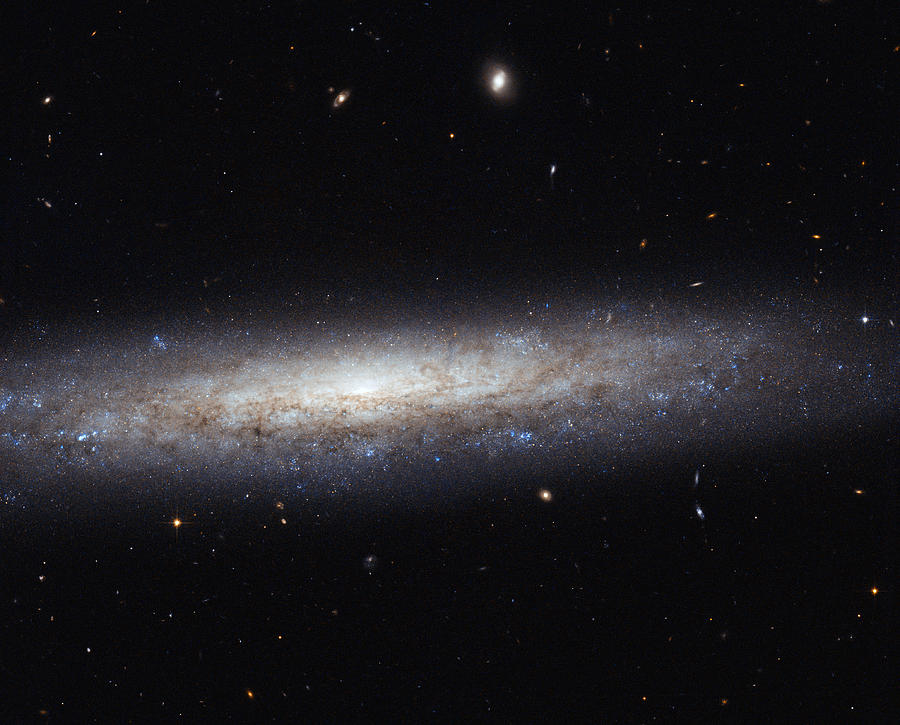 Spiral Galaxy Ngc 4206 Photograph by Science Source