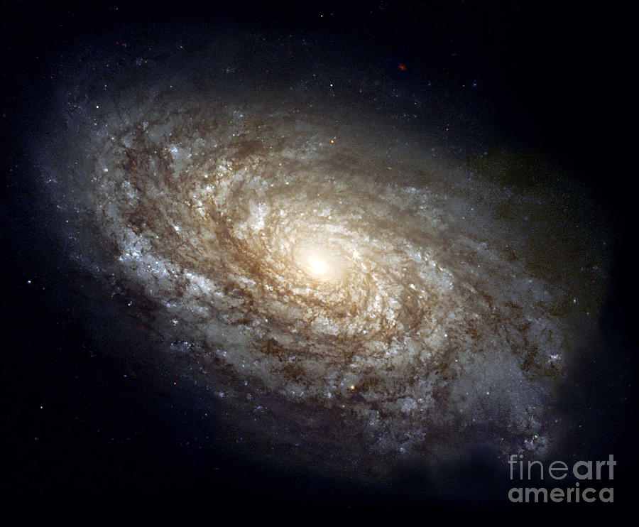 Spiral Galaxy Ngc 4414 Photograph by Science Source